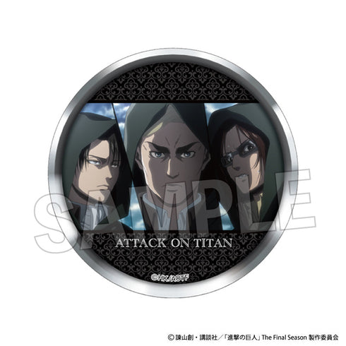 『進撃の巨人』ギラギラ缶バッジ 23